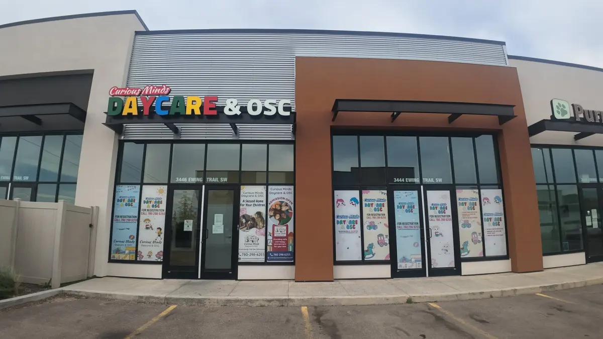 The Curious Minds Daycare and OSC centre in southwest Edmonton