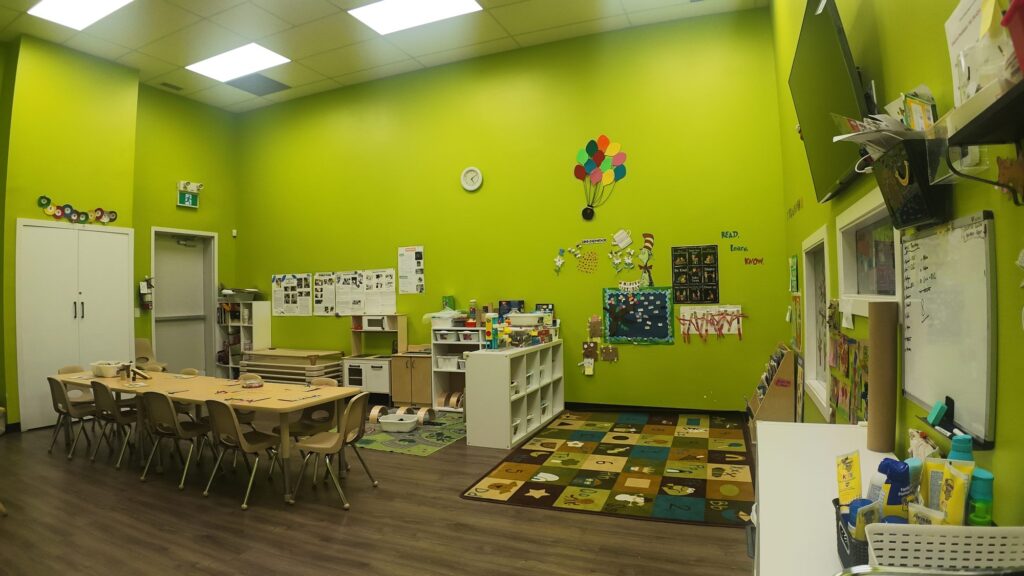 Kindergarten / Rainbow Room at Curious Minds Daycare and OSC in southwest Edmonton