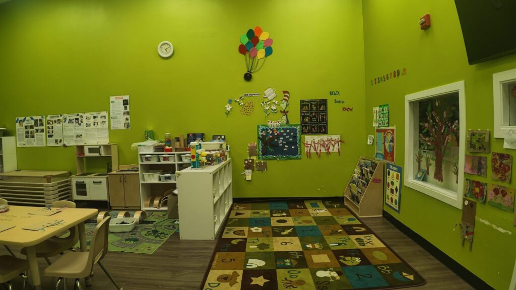 Kindergarten / Rainbow Room at Curious Minds Daycare and OSC in southwest Edmonton