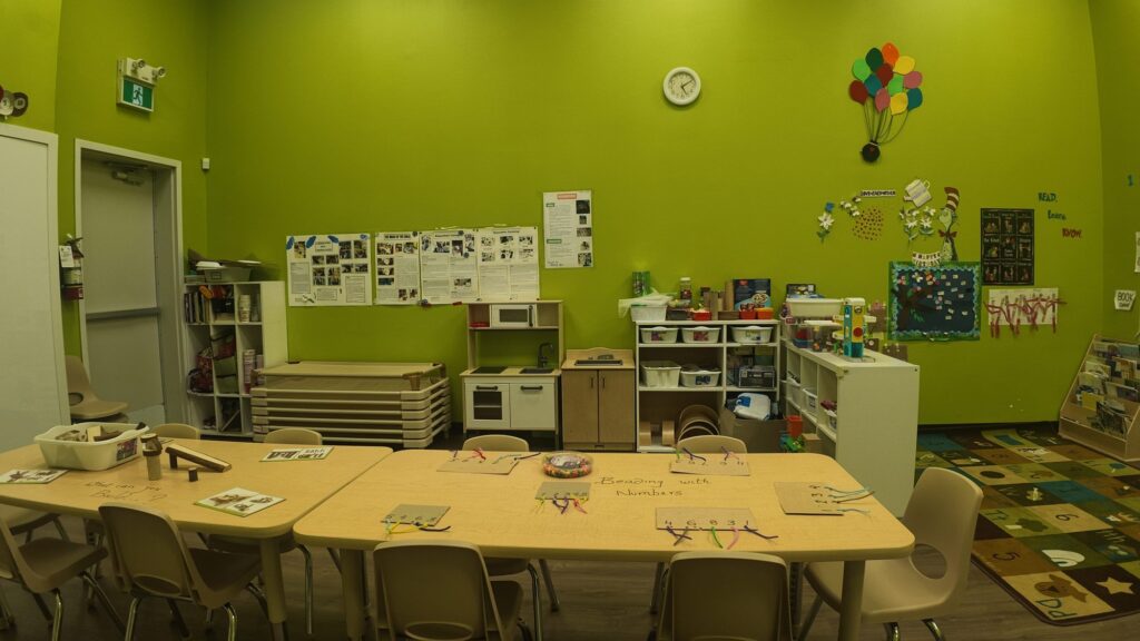 Kindergarten / Rainbow Room at Curious Minds Daycare and OSC in southwest Edmonton
