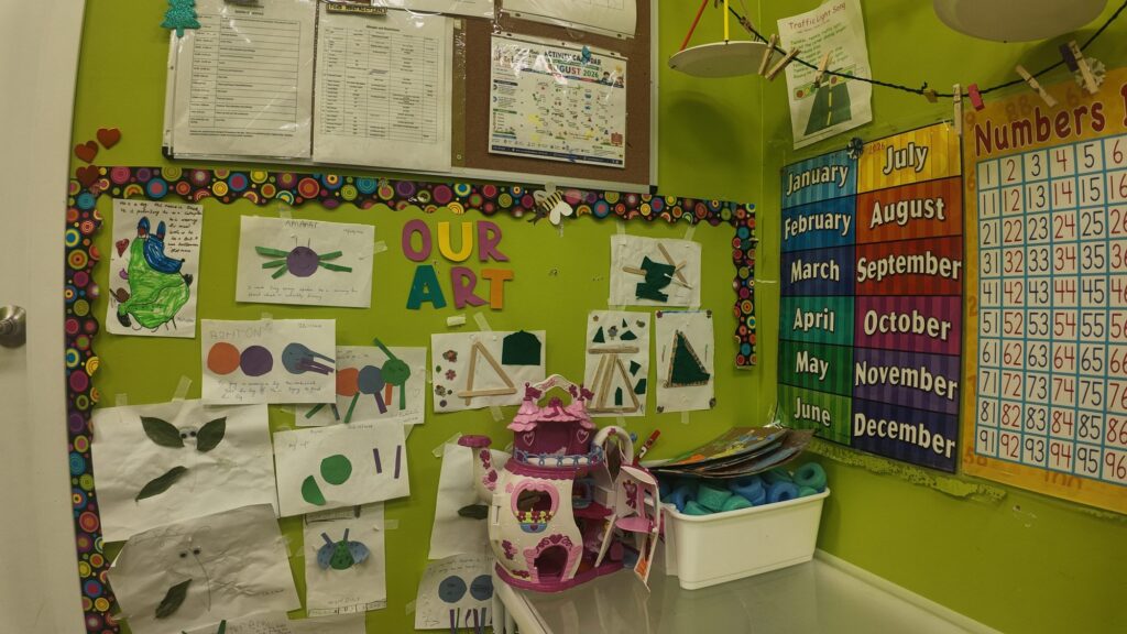Kindergarten / Rainbow Room at Curious Minds Daycare and OSC in southwest Edmonton