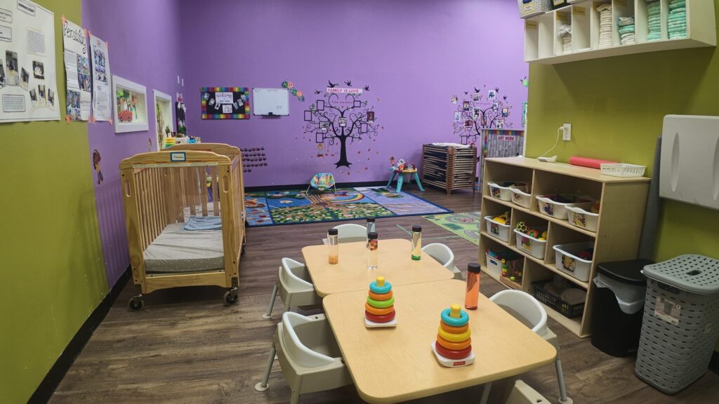 Infant / Acorn Room at Curious Minds Daycare and OSC in southwest Edmonton