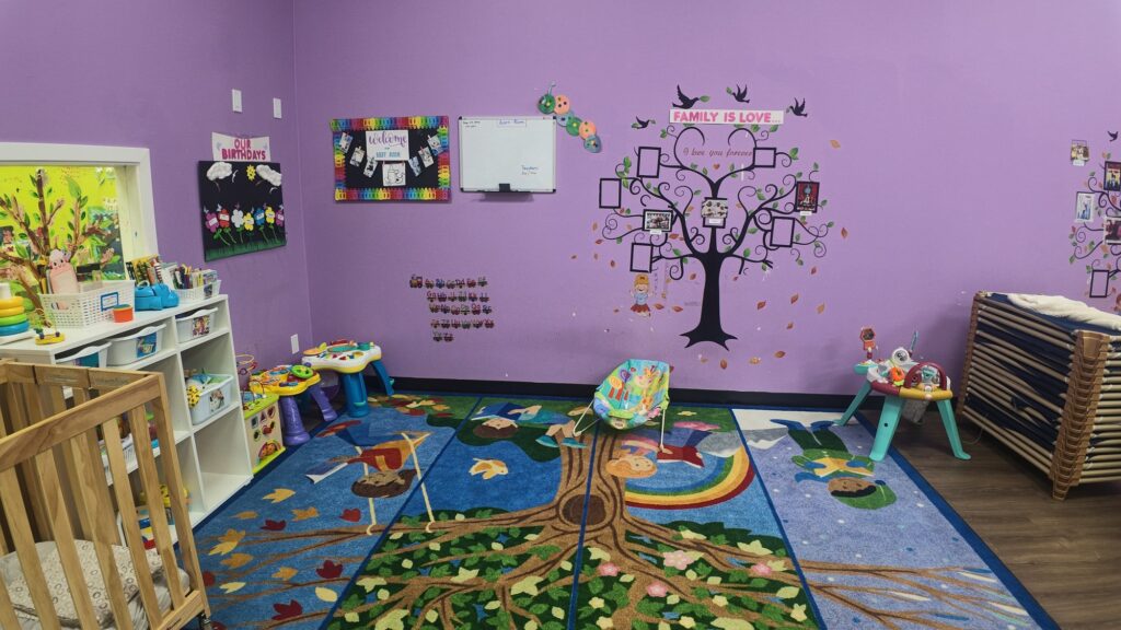 Infant / Acorn Room at Curious Minds Daycare and OSC in southwest Edmonton