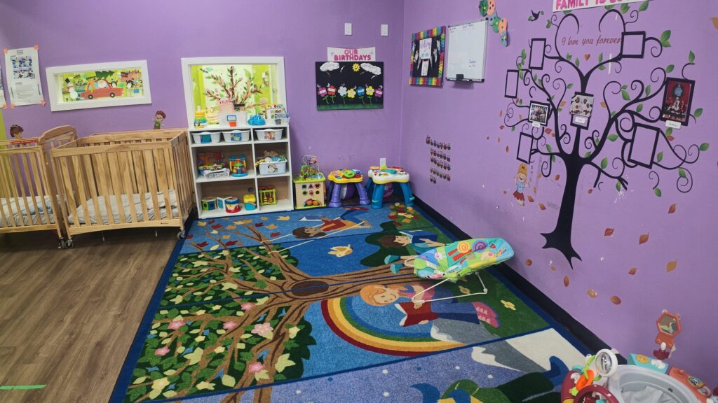 Infant / Acorn Room at Curious Minds Daycare and OSC in southwest Edmonton
