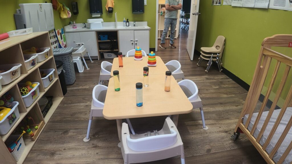 Infant / Acorn Room at Curious Minds Daycare and OSC in southwest Edmonton