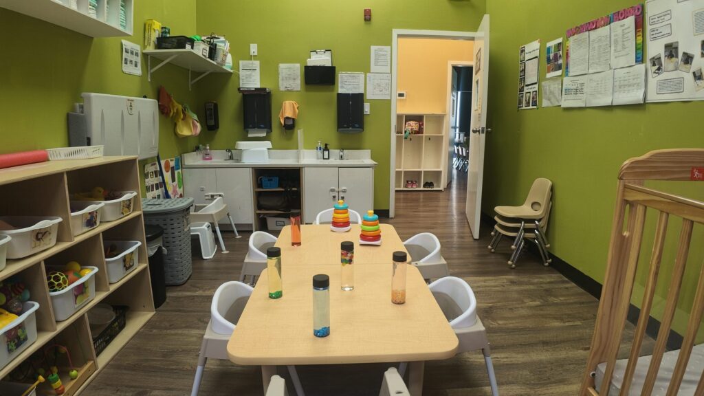 Infant / Acorn Room at Curious Minds Daycare and OSC in southwest Edmonton