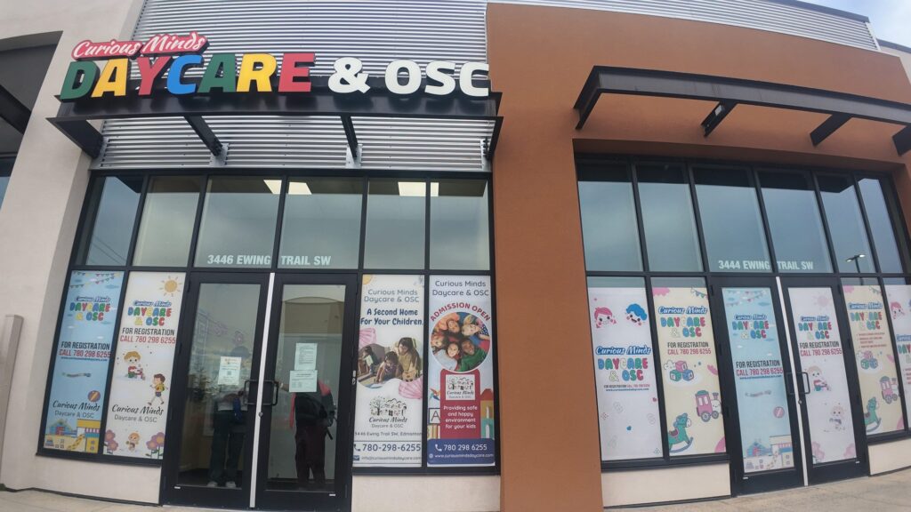 Our Centre at Curious Minds Daycare and OSC in southwest Edmonton