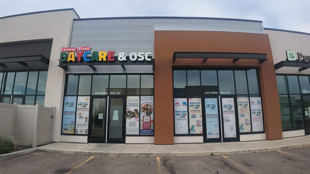 Our Centre at Curious Minds Daycare and OSC in southwest Edmonton