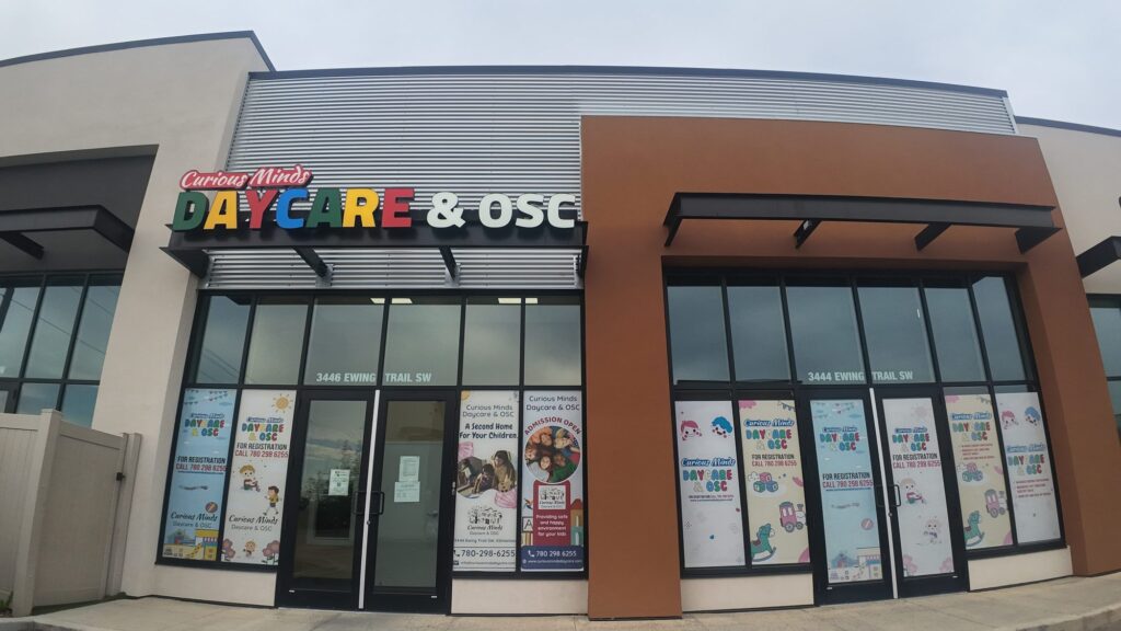 Our Centre at Curious Minds Daycare and OSC in southwest Edmonton