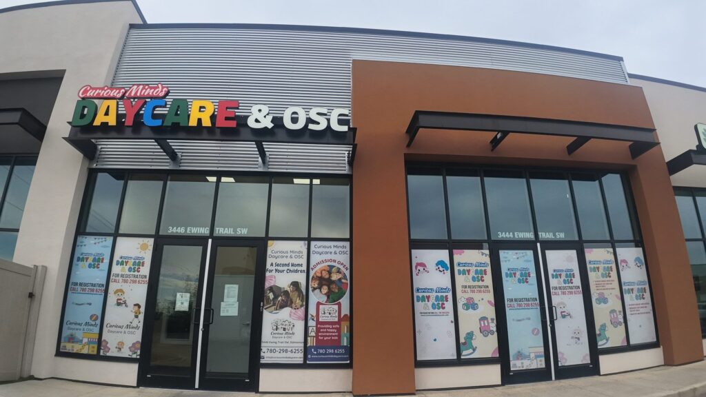 Our Centre at Curious Minds Daycare and OSC in southwest Edmonton